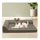 Orthopedic Dog Bed Cationic Fine Linen Coffee