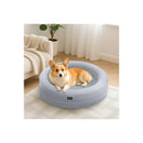 Pet Orthopaedic Calming Bed Memory Foam Dog Sofa Light Grey