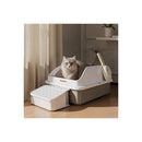 Stainless Steel Cat Litter Box High Sided Easy Clean