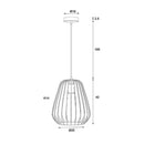 Pera 38 Metal Wire Pendant
