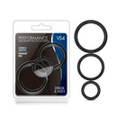 Performance Vs4 Pure Premium Silicone Cockrings Black Set Of 3