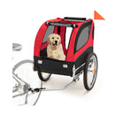 Folding Pet Bike Trailer With 3 Zippered Doors And 8 Reflectors