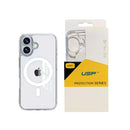 Usp Apple Iphone 16 Plus Clear Rock Shockproof Case With Magsafe