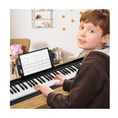 Electric Lighted Piano Keyboard With Sustain Pedal