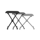 Piano Stool Adjustable Height Keyboard Seat Portable Bench Chair Black