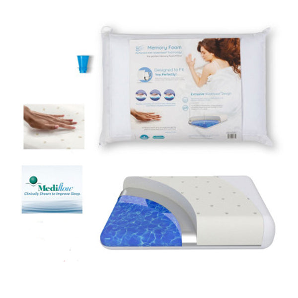 Luxurious Memory Foam Water Pillow 46 x 66 cm