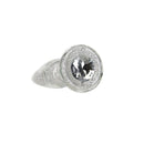 Pillow Talk Fancy Luxurious Glass Anal Plug With Clear Gem