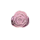 Pillow Talk Rosy Luxurious Glass Anal Plug W Clear Gem