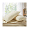 1000TC Premium Ultra Soft King size Pillowcases 2  Pack Yellow Cream