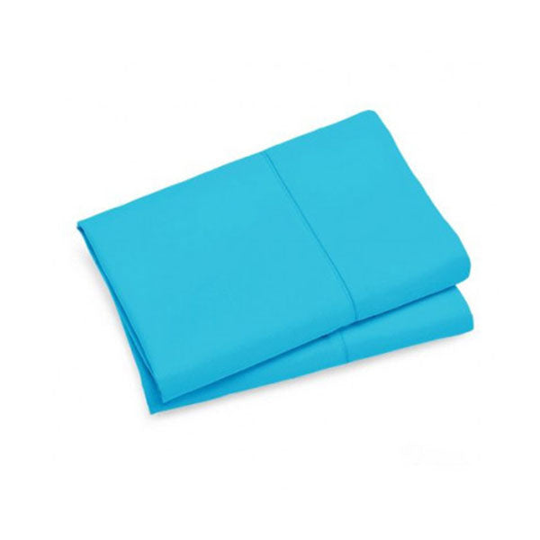 1000TC Premium Ultra Soft Standrad size Pillowcases 2  Pack  Light Blue