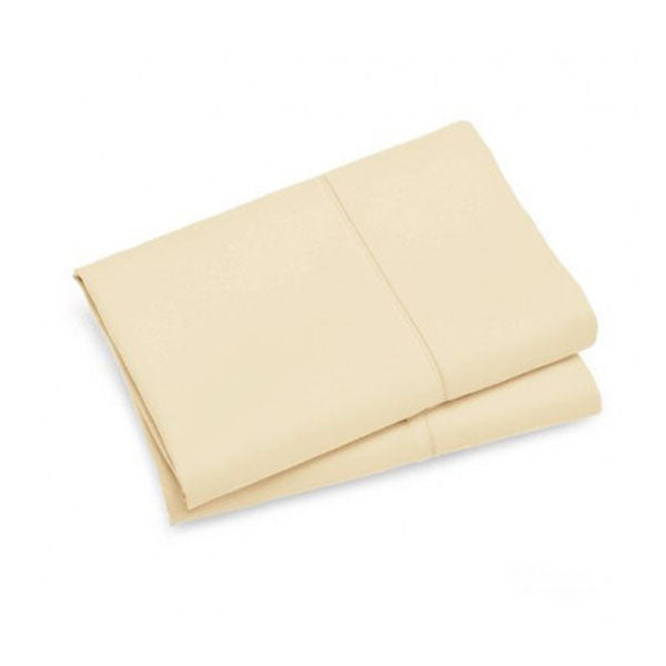 1000TC Premium Ultra Soft King size Pillowcases 2  Pack Yellow Cream