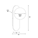 Ping G9 Ip44 Wall Light