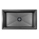 Piniz Single Bowl Kitchen Sink Stainless Steel 750Mm Pvd Gunblack