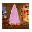 Pink Flocked Christmas Tree With 1200 808 Pvc Branch Tips