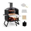 Outdoor Wood Fired Pizza Maker With Anti Scalding Handles