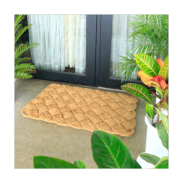 Plain Knotted Coir Doormat