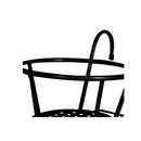 1X Flower Holder Plant Stand Black
