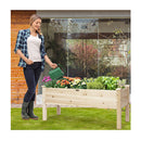 Large Planter Box Stand With 4 Legs For Plants Growing