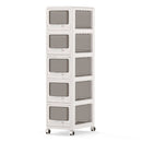 Plastic Drawer Storage Organizer Rolling Cart With 3Drawers And Wheels