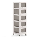 Plastic Drawer Storage Organizer Rolling Cart With 3Drawers And Wheels