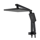 Plastic Shower Head Handheld Spray Gooseneck Arm Set