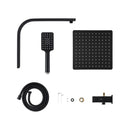 Plastic Shower Head Handheld Spray Gooseneck Arm Set