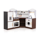 Corner Play Kitchen With Ice Maker For Kids 3 Years Old