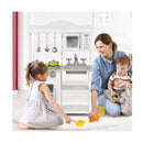 Educational Kids Play Kitchen with Pretend Play Cooking Set for Kids Toddlers