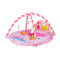 4in1 Activity Play Mat with 5 Hanging Sensory Toys for Infant Pink
