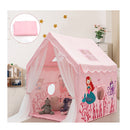 Large Kids Play Tent With Removable Padded Mat And Gauze Door Curtain