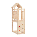 Play Tower With Rockwall Solid Wood Pine
