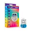 Play With Me Pleaser Rechargeable Cock Ring Blue