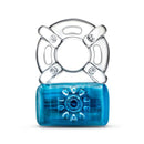 Play With Me Pleaser Rechargeable Cock Ring Blue
