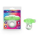 Play With Me Teaser Vibrating Cock Ring Green