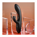 Playboy Pleasure Aureus Rabbit Vibrator With Internal Flicker Black