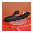 Playboy Pleasure Aureus Rabbit Vibrator With Internal Flicker Black