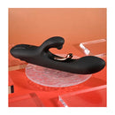Playboy Pleasure Aureus Rabbit Vibrator With Internal Flicker Black