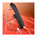 Playboy Pleasure Aureus Rabbit Vibrator With Internal Flicker Black