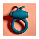 Playboy Pleasure Bunny Buzzer Vibrating Cock Ring Green