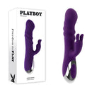 Playboy Pleasure Bunny Punch Twirling Rabbit Vibrator Purple