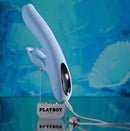 Playboy Pleasure In Bloom Thrusting Tapping And Heating Vibrator Blue