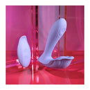 Playboy Pleasure Lilac Fantasy Tapping Vibrator With Remote Purple