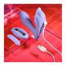Playboy Pleasure Lilac Fantasy Tapping Vibrator With Remote Purple