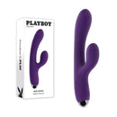 Playboy Pleasure New Crush Usb Rechargeable Rabbit Vibrator Purple