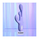 Playboy Pleasure Nubbin Rubbin Thrusting Rabbit Vibrator Purple