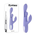 Playboy Pleasure Nubbin Rubbin Thrusting Rabbit Vibrator Purple