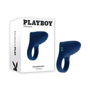 Playboy Pleasure Pleasure Point Vibrating Cock Ring Blue