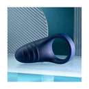 Playboy Pleasure Pleasure Point Vibrating Cock Ring Blue