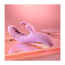 Playboy Pleasure Rub Me Right Thrusting Rabbit Vibrator Pink