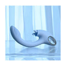Playboy Pleasure Sapphire Sky Vibrator With Tongue Stimulator Blue